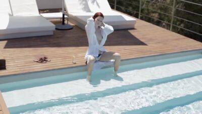 Sunday Is For Relaxing Nude By The Pool - upornia.com