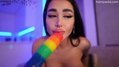 I Like To Fuck My Mouth Hard With Big Dildo - hclips.com