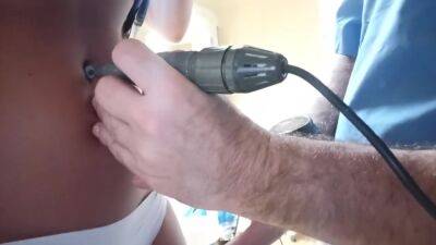 Belly Button In Outie Torment With Drill Pov! - hclips.com