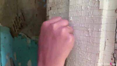 Babe Blowjob Big Cock and Cum in Mouth POV in the in an Abandoned Building - veryfreeporn.com