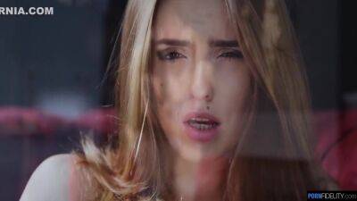 Skinny Euroslut Alba Looks Good In Stockings - upornia.com