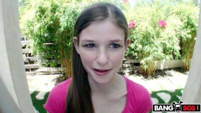 Cute amateur handjob outdoors - porntry.com