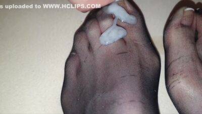 Nylon Feet Cumshot Compilation - hclips.com