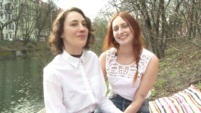 Lesbian Babes Ride A Double Dong - upornia.com