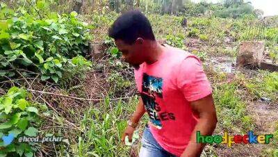 Nature fuck: Beautiful ebony fucked in the farm. - xxxfiles.com