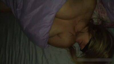 SHOCK !!! I went into a neighbor's college girl room and jerked off on her big tits - veryfreeporn.com