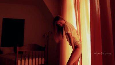 Amazing Girl Guerlain Slowly Taking Off Her Clothes And Shows Everything - upornia.com - Russia