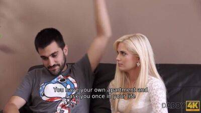 DADDY4K. Sweet blonde doesnt mind having affair with BFs rich dad - veryfreeporn.com