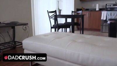 Annika Eve rails on dad's cock and got creampied - sexu.com