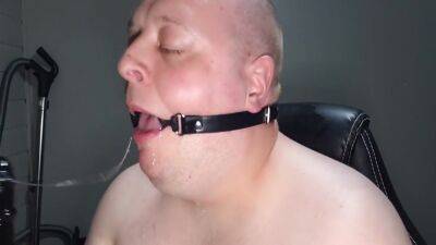 Deepthroat 18 Inch Dildo With Mouth Gag Ring - hclips.com