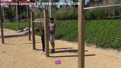 Fucking A Hot Latina In A Public Park With Antonio Mallorca - upornia.com