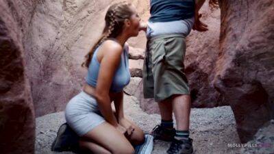 Molly Pills - Hot Couple Has Passionate Sex In Cave - Molly Pills - upornia.com