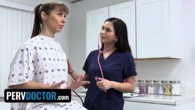 Small Titted Patient Fucked Her Doctor And Nurse For A Free Breast Augmentation - upornia.com