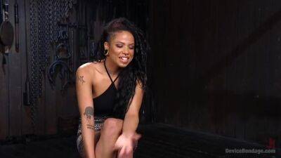 Alt Ebony Pain Slut Tormented And Made To Have Squirting Orgasms - upornia.com