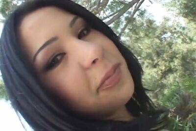 Hot Cock Sucking Brunette Slut Gets Mouth Banged By Three Black Dudes - upornia.com