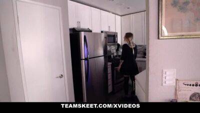 TeamSkeet - Blondie Teen (b. Sid) With Tattoos Sucks Cock For A Free Room - veryfreeporn.com