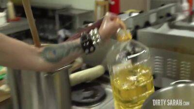 Fisting & Squirting With Huge Salami 3 Min - upornia.com