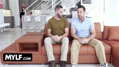 Naughty Cougar Gave Army Brat A Heroes Welcum As She Jerks His Big Throbbing Cock - upornia.com