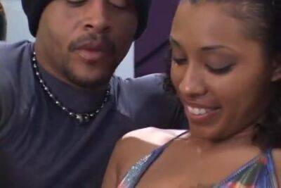 Tattooed Black Slut Drops On Her Knees And Deep Throats A Massive Cock - upornia.com