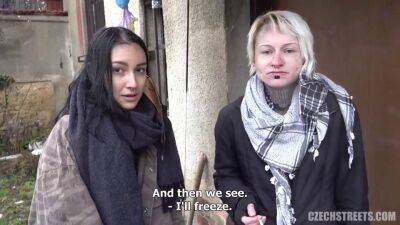 Czech Streets hot threesome sex - sunporno.com - Czech Republic