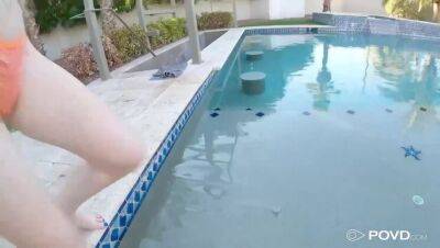 Nala Brooks - Sexy Tease In The Pool - porntry.com