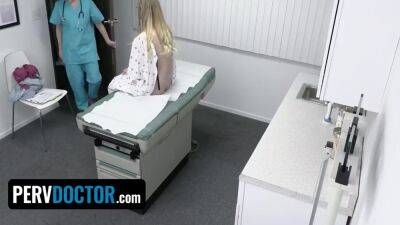 Harlow West - Cute Babe Gets Used And Fucked In Perv Threesome With Doctor And Nurse - upornia.com