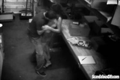 Couple Fucking Hardcore At The Stock Room - upornia.com