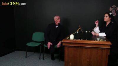 Cfnm Students Sucks Their Sub Priest In Group Fuckin - upornia.com - Britain