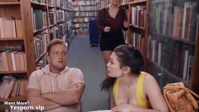 A Basic Slut And A Busty Alternative Friend Share A Cock - hclips.com