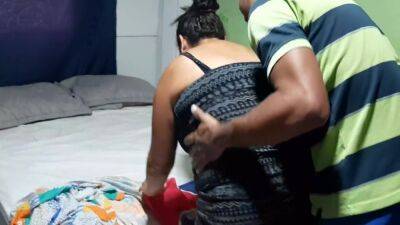 I Provoke While She Folds The Sheets We Have Fun Touching Each Other For A While - upornia.com