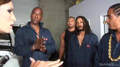 Amber Rayne - [g Gets Fucked By The Gang Bang Squad - Amber Rayne - upornia.com