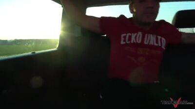 Sasha Cum Covered Glasses With Take Van - upornia.com