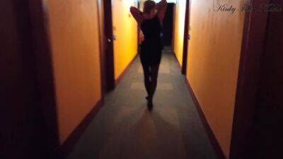 GOLD DIGGER Runs away from her SUGARDADDY for an EXTREME RISKY INSANE STRIP in the HOTEL with ANAL and PUSSY MASTURBATION ending with a SHAKING CONVULSING REAL ORGASM in front of WINDOWS and OCCUPIED ELEVATOR - xxxfiles.com