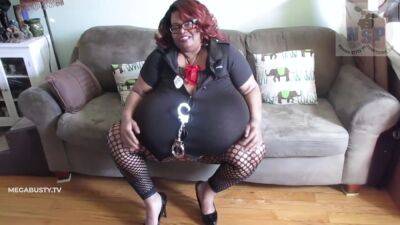 Officer Giant Boobs To The Rescue - Norma Stitz - hclips.com
