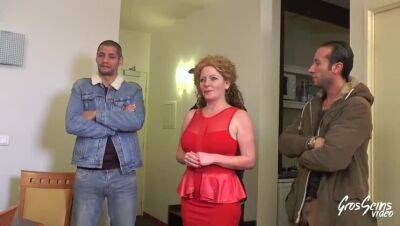 Elisabeth and Shania, the boss and the employee orgy together - porntry.com - France