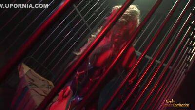 Blonde With Big Tits Wears Latex Boots While Being - upornia.com