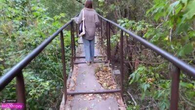 Holyxhoney Sucked Deeply And Fucked In The Forest Hiding From Passers -by - upornia.com