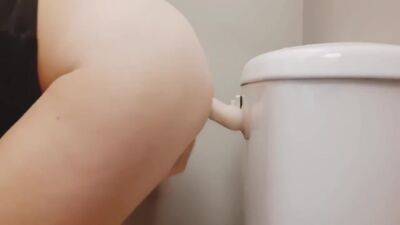 Suction Anal Dildo Solo Bathroom - upornia.com