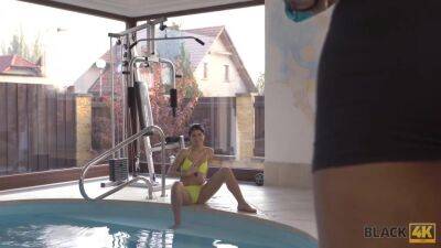 Svelte Girl And Her New Swimming Coach - upornia.com