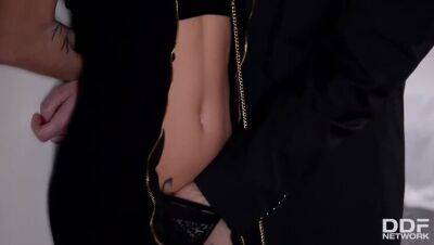 Nikita - Two gentlemen spank, fist and double penetrate BDSM slut Nikita Bellucci - porntry.com