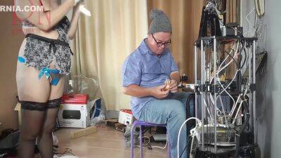 A Naked Maid Is Cleaning Up In An Stupid It Engineers Office. Real Camera In Office. Cam 2 - upornia.com - Usa