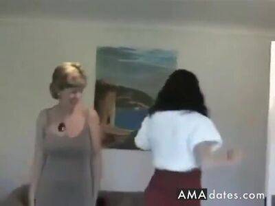 Two Milfs Dancing And Undressing After The Party - upornia.com