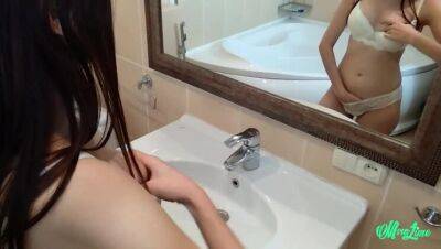 Fucked the young maid in the toilet.Amateur dripping creampie and fuck after cum - xxxfiles.com