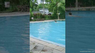 Julia goes swimming before she fucks her boyfriend - hclips.com