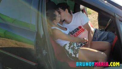 Teenagers of BrunoyMaria Fucking in Public with Creampie inside the Pussy - veryfreeporn.com - Spain