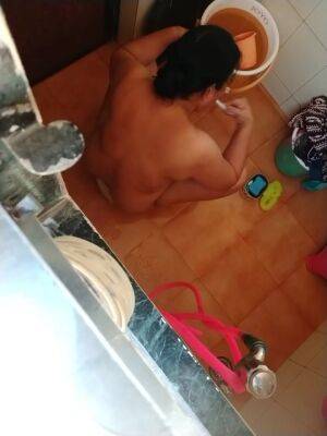 Aunty bathing under hidden cam - voyeurhit.com