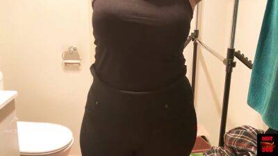 Housewife Changing Dress - Striptease In Bra And Panty - voyeurhit.com