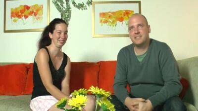 Sexy Brunette Loves Being Filled With Cum In Threesome - upornia.com