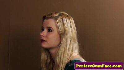 Portugeuse Blond Gives Head To The English Teacher - upornia.com - Britain