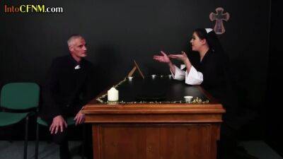 Femdom Nurses Jerk Patient In Cfnm 3some - upornia.com